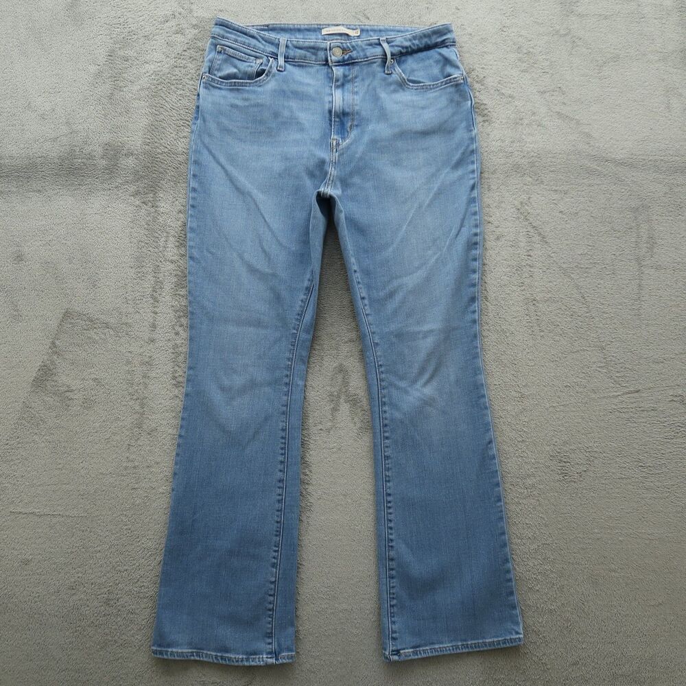 Levi's 725 Jeans Women's Size 32 Blue High-Rise Bootcut Denim 29" Inseam Stretch